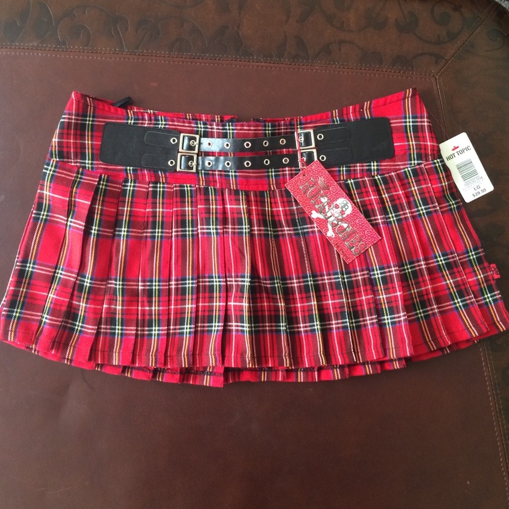 COPY - Red Plaid Skirt